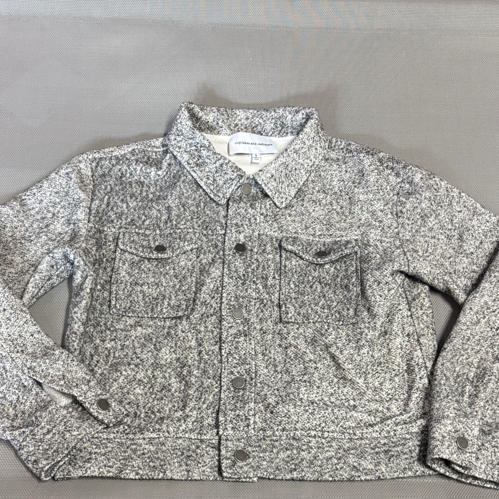 Cupcakes & Cashmere Gray Jacket size S